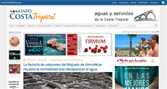 Desktop Screenshot of infocostatropical.com